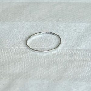 Catbird Classic Hammered Ring, silver